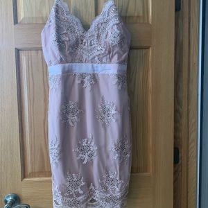 Beautiful pink champagne Lacey dress